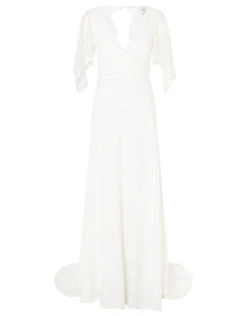 MONSOON Linda Lace Angel Sleeve Bridal Dress Ivory 11 MONSOON Linda Lace Angel Sleeve Bridal Dress Ivory -Amour Fashion 01 14998446 4