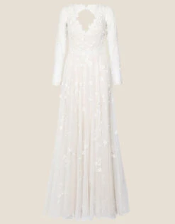 MONSOON Sue Embellished Bridal Maxi Dress Ivory -Amour Fashion 01 24300746 4