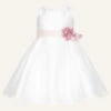 MONSOON Baby Audrey Duchess Twill Dress Ivory -Amour Fashion 01 31506626 2