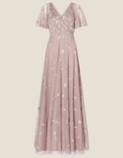 MONSOON Rhonda Embellished Maxi Dress Brown -Amour Fashion 01 34314857 4