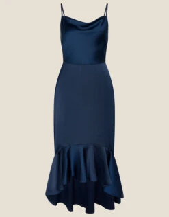 MONSOON Faye Frill Maxi Dress Blue -Amour Fashion 01 34317861 4