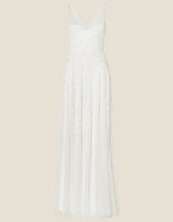 MONSOON Eve Embellished Bridal Maxi Dress Ivory -Amour Fashion 01 34410346 4