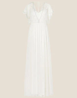 MONSOON Merle Blouson Bridal Maxi Dress Ivory -Amour Fashion 01 34411046 4