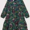 MONSOON Woodland Deer Scene Long Sleeve Dress Green -Amour Fashion 01 41421107 2