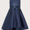 MONSOON Anika High Low Bridesmaid Dress Blue -Amour Fashion 01 41514906 2