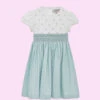 Trotters Rose Hand Smocked Dress Blue 1 Trotters Rose Hand Smocked Dress Blue -Amour Fashion 01 41549402 1