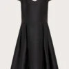 MONSOON Duchess Twill Bardot Prom Dress Black -Amour Fashion 01 41904622 2