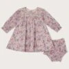 MONSOON Newborn Ditsy Print Dress Set Purple 1 MONSOON Newborn Ditsy Print Dress Set Purple -Amour Fashion 01 51210215 2