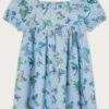 MONSOON Baby Butterfly Puff Sleeve Dress Blue -Amour Fashion 01 51210502 2