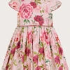 MONSOON Baby Floral Jacquard Dress Pink -Amour Fashion 01 51213212 2
