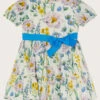 MONSOON Baby Pretty Floral Print Dress Blue -Amour Fashion 01 51217302 2