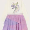 MONSOON Disco Unicorn Dress Purple -Amour Fashion 01 51300315 2