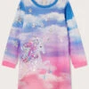 MONSOON Unicorn Cloud Sweater Dress Pink -Amour Fashion 01 51308112 2