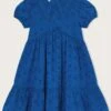 MONSOON Broderie Point Collar Dress Blue -Amour Fashion 01 51315002 2