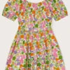 MONSOON Bright Floral Printed Dress Green -Amour Fashion 01 51318907 2