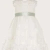 MONSOON Baby Margot Lace 3D Roses Dress Ivory 1 MONSOON Baby Margot Lace 3D Roses Dress Ivory -Amour Fashion 01 51501226 2