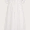 MONSOON Baby Amelia Net Embroidered Dress Ivory -Amour Fashion 01 51504726 2