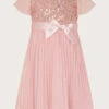 MONSOON Baby Angel Pleat Sequin Dress Pink -Amour Fashion 01 51505612 2
