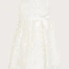 MONSOON Baby Alea Soft Lace Dress Ivory -Amour Fashion 01 51510526 2