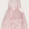 MONSOON Baby Odette Blossom 3D Dress Pink -Amour Fashion 01 51511112 2