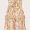 Baby Floral Print Tulle Dress Ivory -Amour Fashion 01 51512626 2