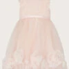 MONSOON Baby Chiffon 3D Roses Dress Pink -Amour Fashion 01 51513012 2