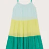 MONSOON Colourblock Trapeze Dress Green -Amour Fashion 01 51618407 2