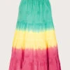 MONSOON Dip Dye Broderie Dress Multi -Amour Fashion 01 51622329 2