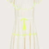 MONSOON Neon Trim Beach Dress Ivory 2 MONSOON Neon Trim Beach Dress Ivory -Amour Fashion 01 51630226 2