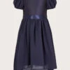 MONSOON Cherish High Low Bow Back Bridesmaids Dress Blue -Amour Fashion 01 51808006 2