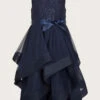MONSOON Seville Ruffle Dress Blue -Amour Fashion 01 51810606 2