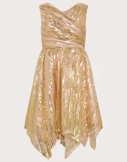 MONSOON Sequin Tulle Wrap Dress Pink -Amour Fashion 01 51813412 2