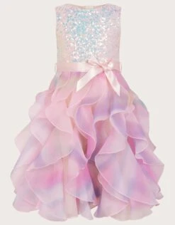 MONSOON Jojo Marble Print Cancan Dress Multi -Amour Fashion 01 51817629 2