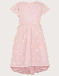 Petunia 3D Flower Dress Pink