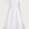 MONSOON Henriette Pearl Belt Duchess Dress Ivory -Amour Fashion 01 51824926 2