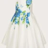 MONSOON Romany Roses Duchess Twill Dress Ivory -Amour Fashion 01 51827126 2