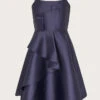 MONSOON Structured Asymmetric Prom Dress Blue -Amour Fashion 01 51828106 2