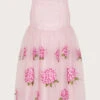 MONSOON Harriet Hydrangea Embroidered Tulle Dress Pink 2 MONSOON Harriet Hydrangea Embroidered Tulle Dress Pink -Amour Fashion 01 51829712 2