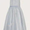 MONSOON Land Of Wonder Pegasus Diamante Shimmer Dress Grey