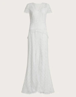 MONSOON Sienna Lace Bridal Maxi Dress Ivory -Amour Fashion 01 54075146 5