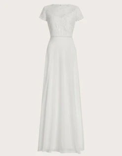 MONSOON Angela Lace Bridal Maxi Dress Ivory -Amour Fashion 01 54075246 5