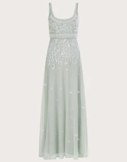 MONSOON Eugiene Embroidered Maxi Dress Green 12 MONSOON Eugiene Embroidered Maxi Dress Green -Amour Fashion 01 54079127 4