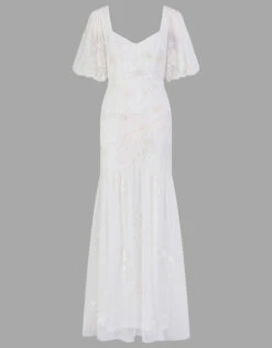 MONSOON Violet Embellished Bridal Maxi Dress Ivory -Amour Fashion 01 54082046 4
