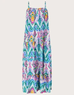 MONSOON Ikat Print Tiered Cami Dress In LENZING™ ECOVERO™ -Amour Fashion 01 54312981 5