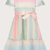 MONSOON Baby Pippa Stripe Tulle Dress Multi -Amour Fashion 01 61300529 2