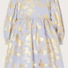 MONSOON Baby Butterfly Foil Print Tunic Dress Blue -Amour Fashion 01 61301202 2