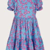 MONSOON Cherry Blossom Print Dress Blue -Amour Fashion 01 61402202 2
