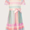 MONSOON Pippa Stripe Tulle Dress Multi -Amour Fashion 01 61501229 2