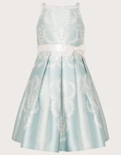 MONSOON Madeline Duchess Dress Blue