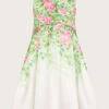 MONSOON Botanical Print Rose Duchess Dress Ivory -Amour Fashion 01 61503626 2
